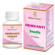 Maha Herbals Hemkanti Tablet | Regulates Hormones | Ayurvedic Medicine | 60 Tablet