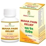 Maha Herbals Maha Pain Relief Tablet | Combats Joints and Muscle Pain | 50 g