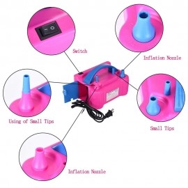 Party Propz New Two Nozzles High Power Electric Balloon Inflator Air Pump for Wedding Party