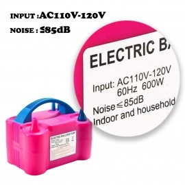 Party Propz New Two Nozzles High Power Electric Balloon Inflator Air Pump for Wedding Party