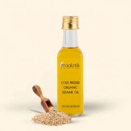 Praakritik Organic Cold Pressed Sesame Oil | 100ml (Pack Of 2)