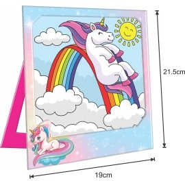 Ratna Toys|Unicorn My first colouring Kit For Kids. Includes 24 colouring sheets