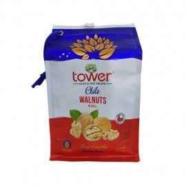 Tower 100% Natural Chile Walnut 500g |Rich in Omega 3s|Akhrot|Delicious and Crunchy Walnut|(Inshell) 