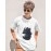 Black Dragon | SABEZY ESSENTIALS Cotton Regular Men's T-Shirt | White
