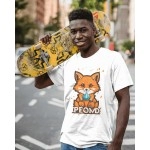 Diamond Fox | SABEZY ESSENTIALS Cotton Regular Men's T-Shirt | White