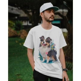 Furry Burry | SABEZY ESSENTIALS Cotton Regular Men's T-Shirt | White