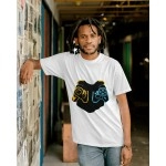 Game Day | SABEZY ESSENTIALS Cotton Regular Men's T-Shirt | White