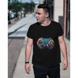 Gaming Gears | SABEZY ESSENTIALS Cotton Regular Men's T-Shirt | Black