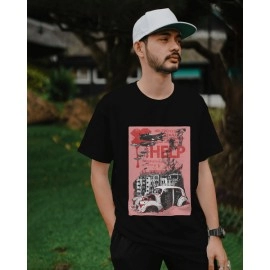 Help Me | SABEZY ESSENTIALS Cotton Regular Men's T-Shirt | Black