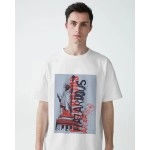 Liberty | SABEZY ESSENTIALS Cotton Regular Men's T-Shirt | White