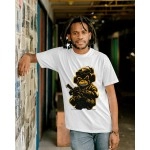 Monkey Warfare | SABEZY ESSENTIALS Cotton Regular Men's T-Shirt | White