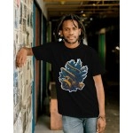 Plane Zone | SABEZY ESSENTIALS Cotton Regular Men's T-Shirt | Black