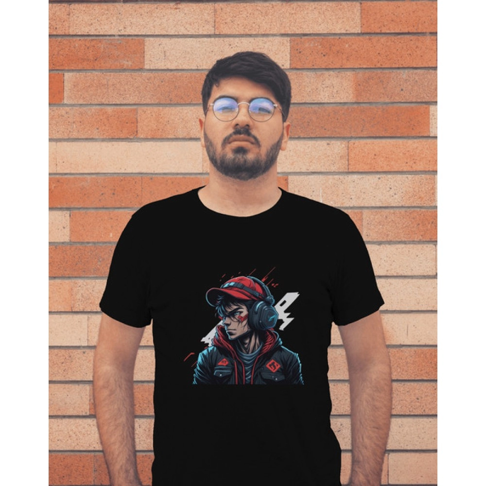 Rakuten Ninja | SABEZY ESSENTIALS Cotton Regular Men's T-Shirt | Black