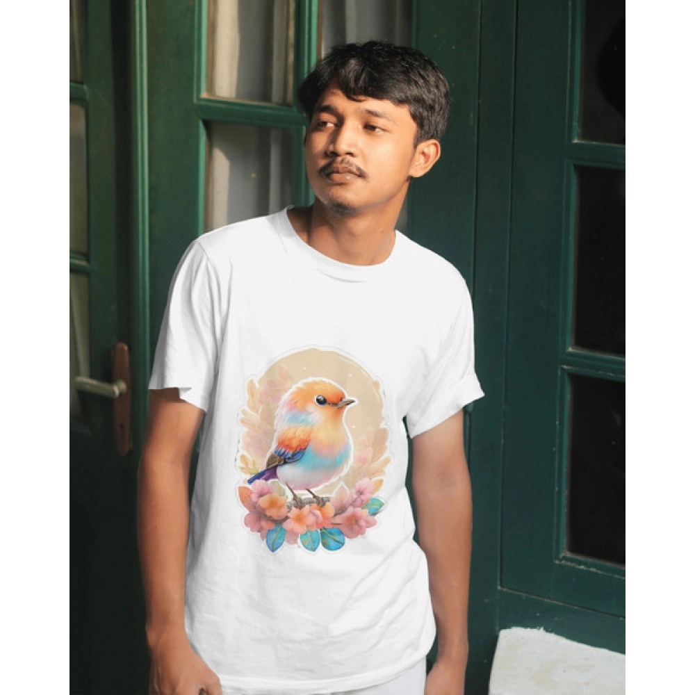 Twitty | SABEZY ESSENTIALS Cotton Regular Men's T-Shirt | White