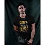 Don't Give a Shit | SABEZY ESSENTIALS Cotton Regular Men's T-Shirt | Black