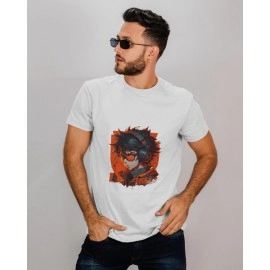 Gokuu | SABEZY ESSENTIALS Cotton Regular Men's T-Shirt | White