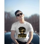 Mahlin Gantieis | SABEZY ESSENTIALS Cotton Regular Men's T-Shirt | White