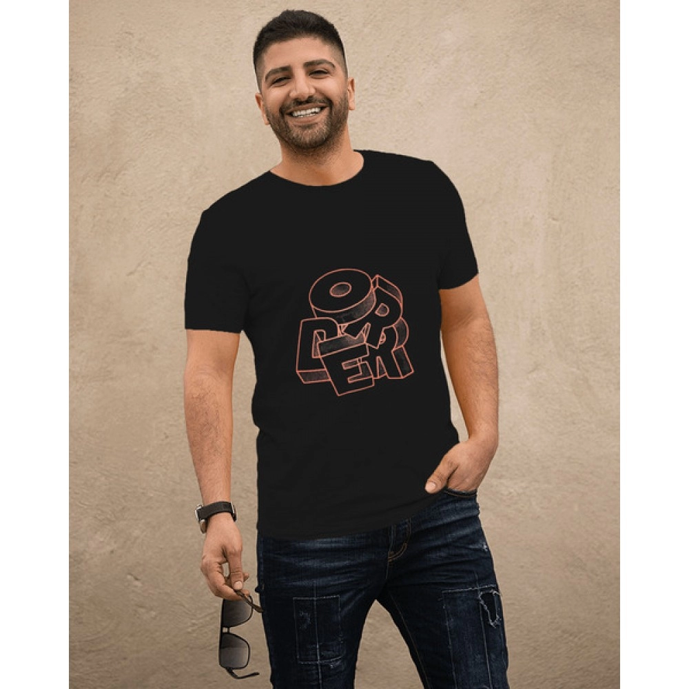 Order | SABEZY ESSENTIALS Cotton Regular Men's T-Shirt | Black