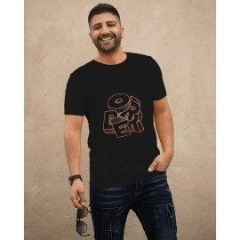 Order | SABEZY ESSENTIALS Cotton Regular Men's T-Shirt | Black