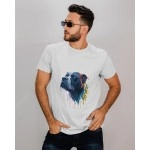 Pit Bull | SABEZY ESSENTIALS Cotton Regular Men's T-Shirt | White