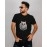 Tiny Owl | SABEZY ESSENTIALS Cotton Regular Men's T-Shirt | Black