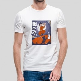 Anime | Casual Graphic Printed Men's White T-shirt