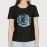 Deep Space | SABEZY ESSENTIALS Cotton Regular Women's T-Shirt | Black