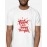 Fueled With Happy Thoughts | SABEZY ESSENTIALS Cotton Regular Men's T-Shirt | White