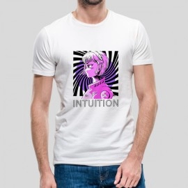 Intuition | Comfy Designer Mens White T-shirt