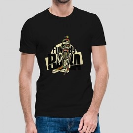 Funky Baba | Men 100% Cotton Black Tshirt