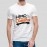 Keep Your Distance | Men Comfort Fit Solid Cotton White T-Shirt