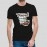 Travel With No Regret | Mens Regular Fit Black T-shirt