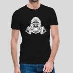 Gorilla Fitness | Men's Pure Cotton Black Tshirt