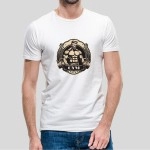 Body Builder | Regular fit Round Neck Men's White Tshirt