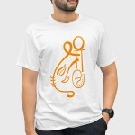 Shree Ganesha | SABEZY ESSENTIALS Cotton Regular Men's T-Shirt | Black