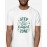 Step Out Of Your Comfort Zone | SABEZY ESSENTIALS Cotton Regular Men's T-Shirt | White