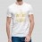 Take Time To Travel | T-Shirt for Men Casual Printed White
