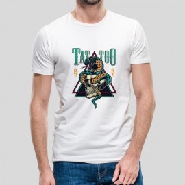 Tattoo | Glamorous Mens White T-shirt
