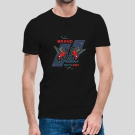 Brand ESTD | Trendy Mens Black T-shirt