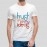 Trust Your Crazy Ideas | SABEZY ESSENTIALS Cotton Regular Men's T-Shirt | White