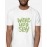 Wake Up And Slay | SABEZY ESSENTIALS Cotton Regular Men's T-Shirt | White
