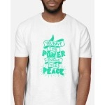 You Have The Power | SABEZY ESSENTIALS Cotton Regular Men's T-Shirt | White