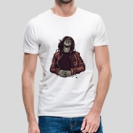 Desperate Smoker | Cool Mens White T-shirt