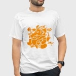 Lord Ganesha | SABEZY ESSENTIALS Cotton Regular Men's T-Shirt | White