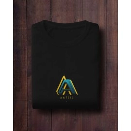 Aateis | SABEZY ESSENTIALS Cotton Regular Men's T-Shirt | Black
