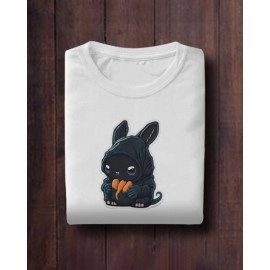 Baby Bunny | SABEZY ESSENTIALS Cotton Regular Men's T-Shirt | White