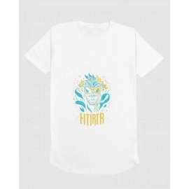 Beast | SABEZY ESSENTIALS Cotton Regular Women's T-Shirt | White