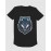 Black-Fox | SABEZY ESSENTIALS Cotton Regular Women's T-Shirt | Black
