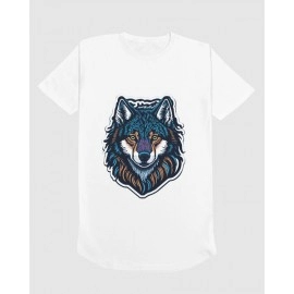 Black-Fox | SABEZY ESSENTIALS Cotton Regular Women's T-Shirt | White