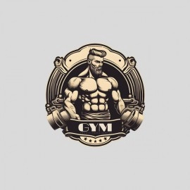 Body Builder | Regular fit Round Neck Men's White Tshirt